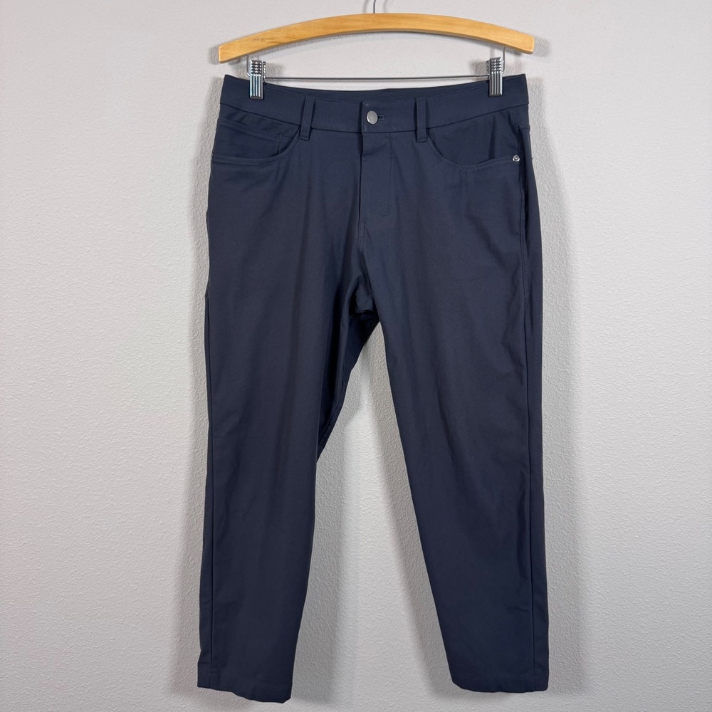 Lululemon ABC Slim Fit Pant Navy Blue Men's 31 Technical Stretch 5 Pocket Pant
